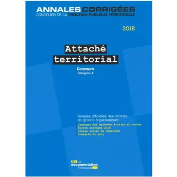 Attaché Territorial: Concours Externe, Interne Et 3E Concours CatéGorie A - Cig Petite Couronne-image