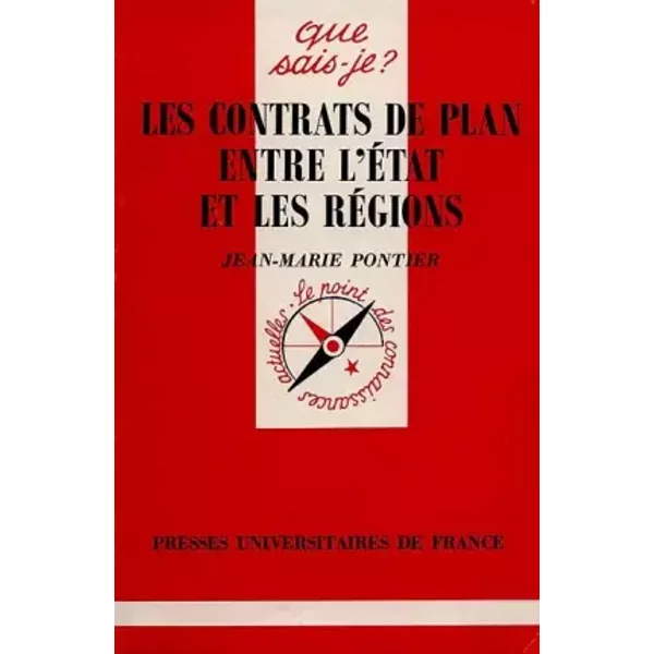Les Contrats De Plan Entre L'ÉTat Et Les RéGions - Jean-Marie Pontier-image