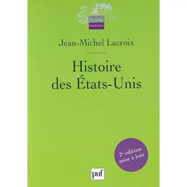 Histoire Des Etats-Unis - Jean-Michel Lacroix-image