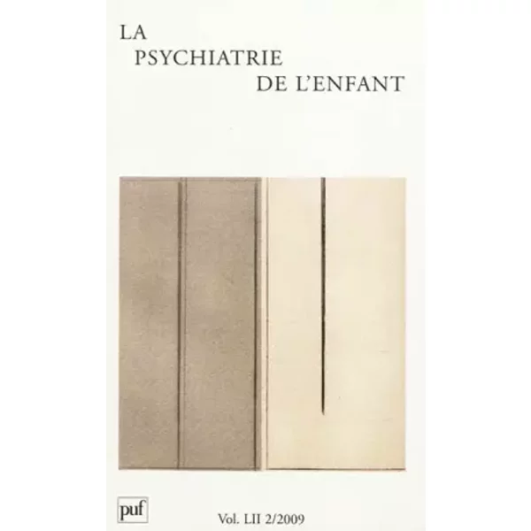 Psychiatrie De L'enfant 2009, Vol. 52 (2): L'adolescence - Collectif-image