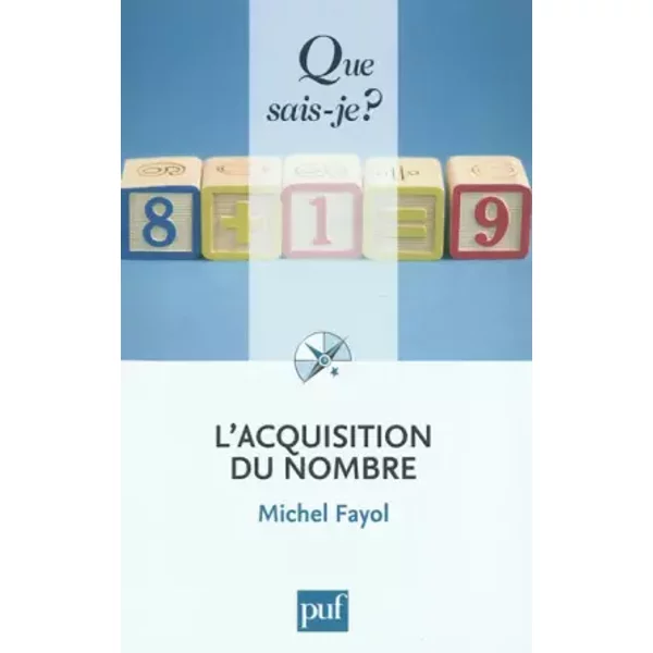 L'acquisition du nombre - Michel Fayol
