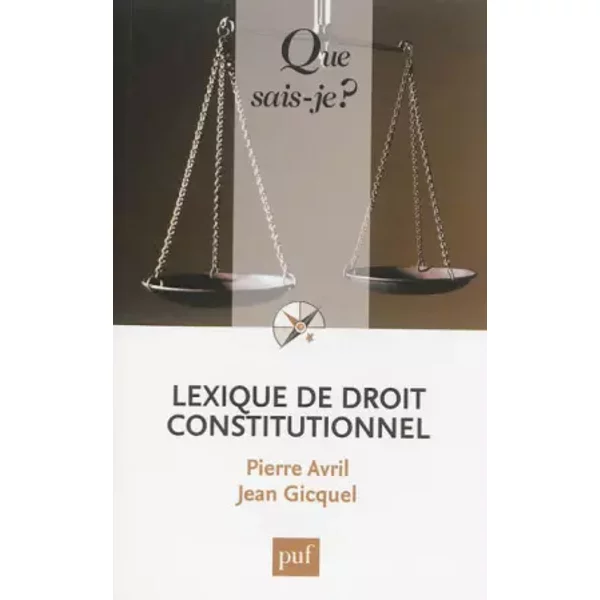 Lexique De Droit Constitutionnel - Pierre Avril, Jean Gicquel-image