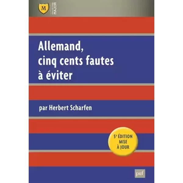 Allemand, cinq cents fautes à éviter - Herbert Scharfen