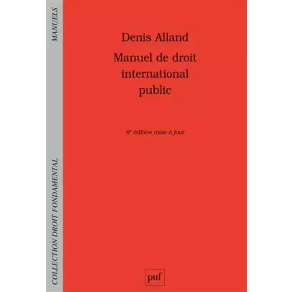 Manuel De Droit International Public - Denis Alland-image