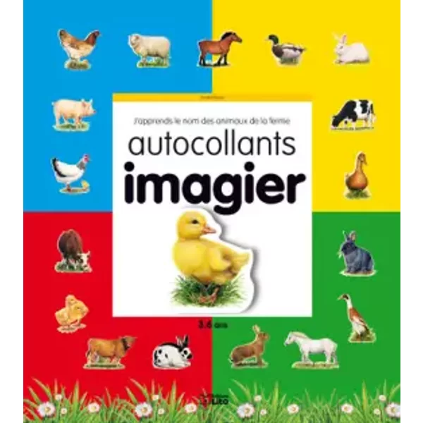 J'apprends Avec Les Animaux : J'apprends Le Nom Des Animaux De La Ferme : De 3 à 6 Ans - André Boos-image