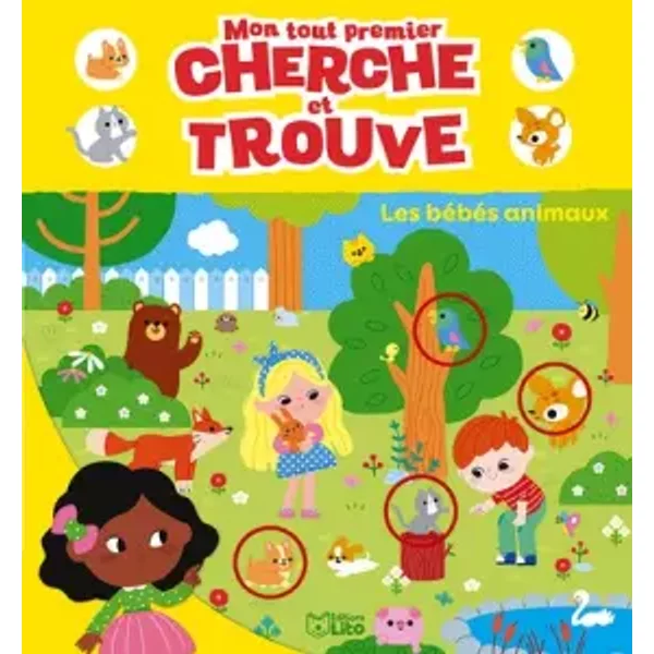 MON TOUT PREMIER CHERCHE ET TROUVE LES BEBES ANIMAUX - Dès 2 ans