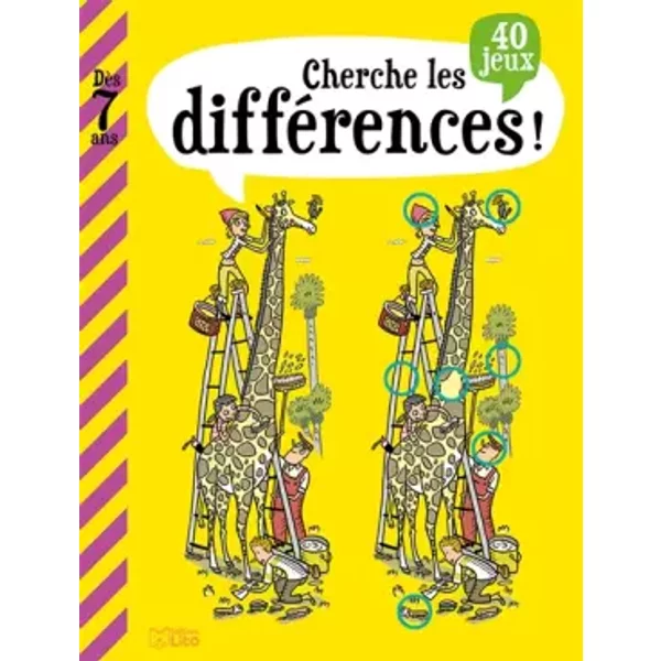 Mon Grand Livre De Jeux: Cherche Les DifféRences - DèS 7 Ans - Laurent Audouin-image
