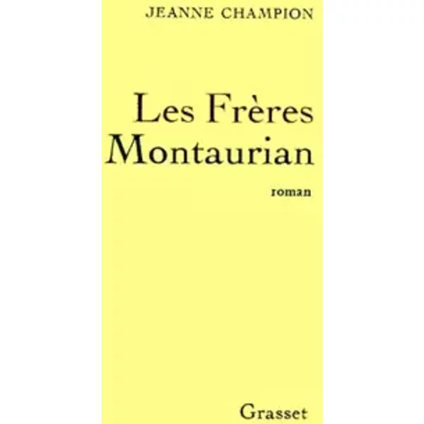 Les FrèRes Montaurian - Jeanne Champion-image