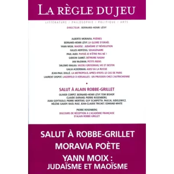 La RèGle Du Jeu N°38 - Collectif-image