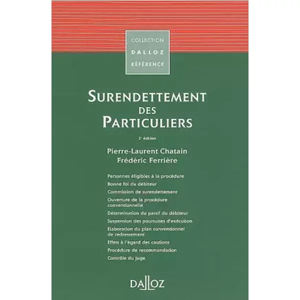 Surendettement Des Particuliers, 2E éDition - Chatain, FerrièRe-image
