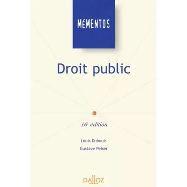 Droit Public - Louis Dubouis, Gustave Peiser-image
