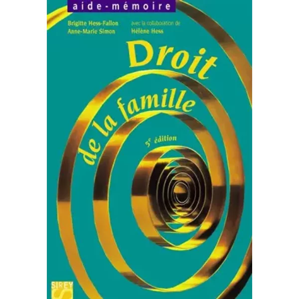 Droit De La Famille - Brigitte Hess-Fallon-image