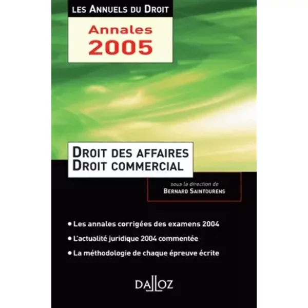 Droit Des Affaires, Droit Commercial 2005 - Bernard Saintourens-image