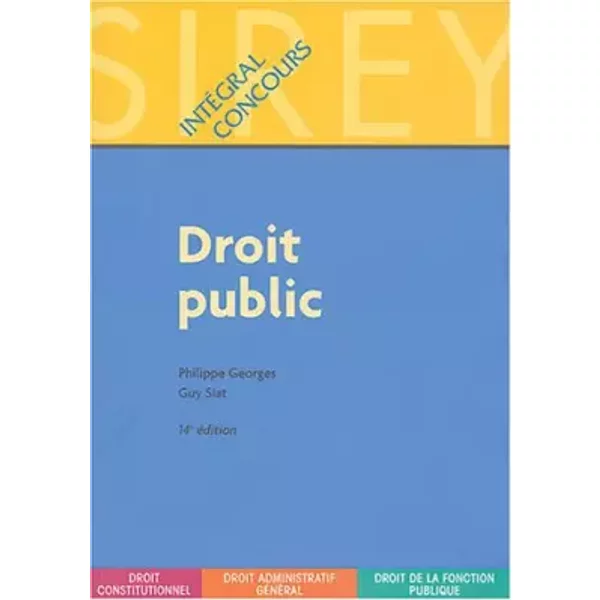 Droit Public - Philippe Georges, Guy Siat-image