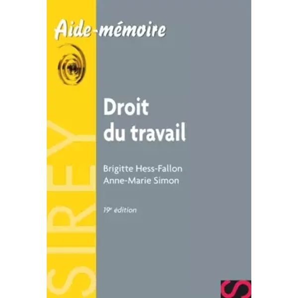 Droit Du Travail - Brigitte Hess-Fallon, Anne-Marie Simon-image