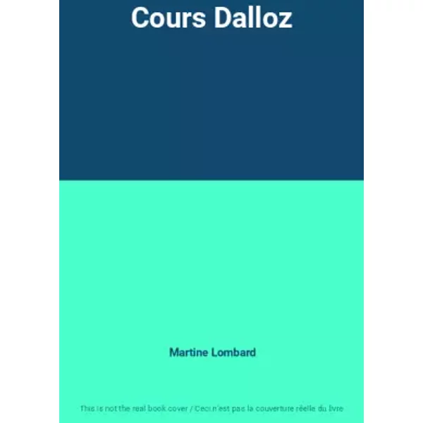 Cours Dalloz - Martine Lombard