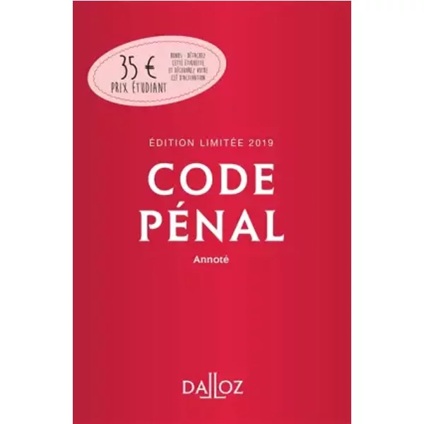 Code PéNal 2019 Annoté. ÉDition LimitéE - 116E éD. - Yves Mayaud, Carole Gayet-image