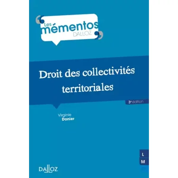 Droit Des CollectivitéS Territoriales - Virginie Donier-image