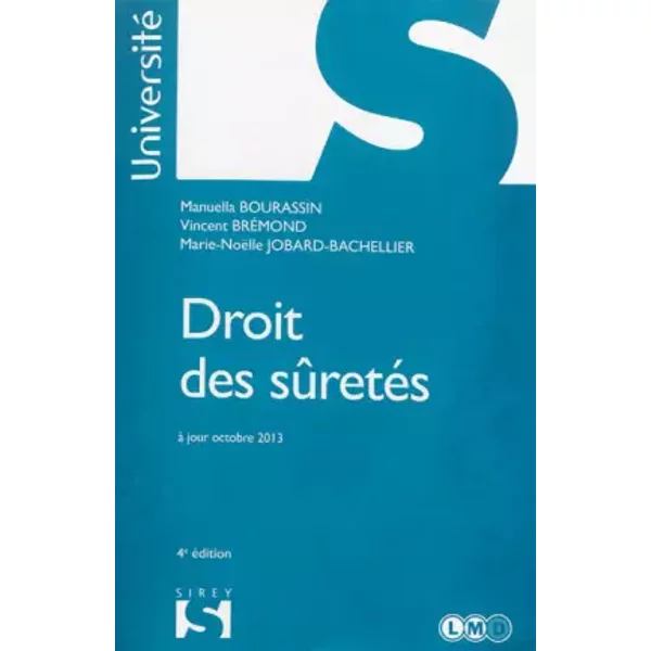 Droit Des SûRetéS - 4E éD. - Manuella Bourassin, Vincent BréMond, Marie-NoëLle Jobard-Bachellier-image
