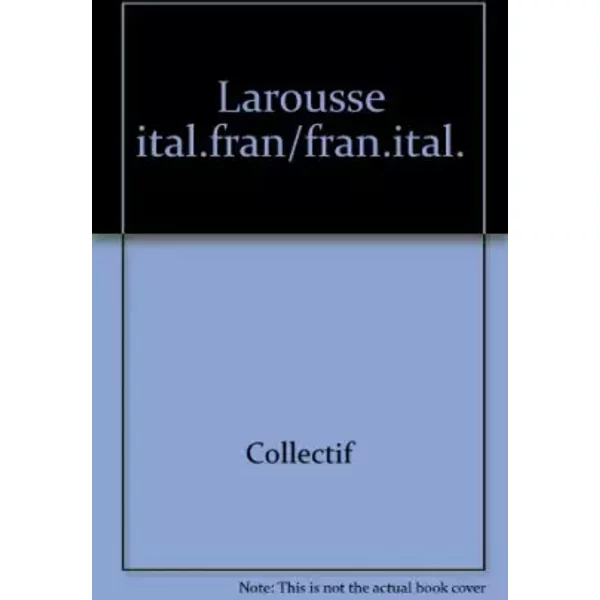 FrançAis-Italien, Italien-FrançAis : Larousse De Poche - Collectif-image
