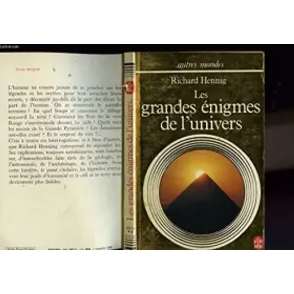 Les Grandes Enigmes De L'univers - Hennig Richard-image