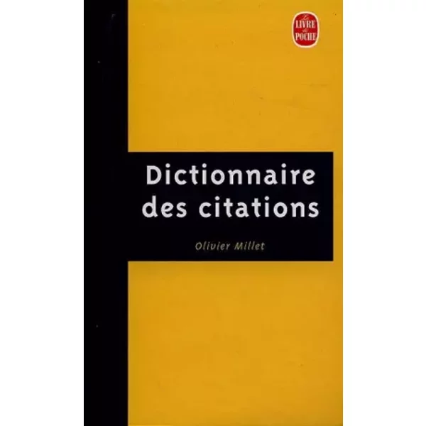 Dictionnaire Des Citations - Olivier Millet-image