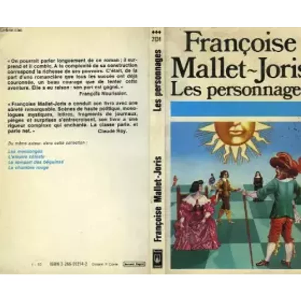 Les Personnages - FrançOise Mallet-Joris-image