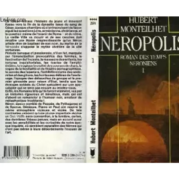 Neropolis "Roman Des Temps Neroniens" - Tome 1 - Monteilhet Hubert-image