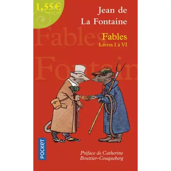 Fables Livres I-VI à 1,55 Euros - Jean La Fontaine (De) Et Catherine BOUTTIER-COUQUEBERG-image