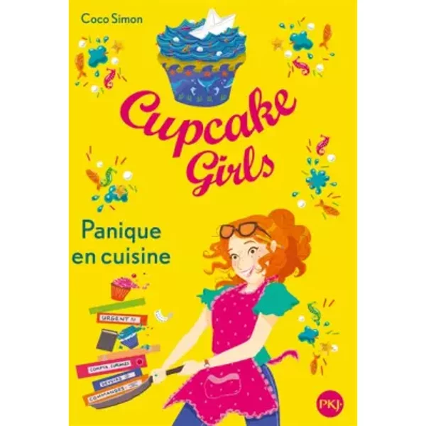 Cupcake Girls - Tome 08 : Panique En Cuisine (8) - Coco Simon Et Christine Bouchareine-image