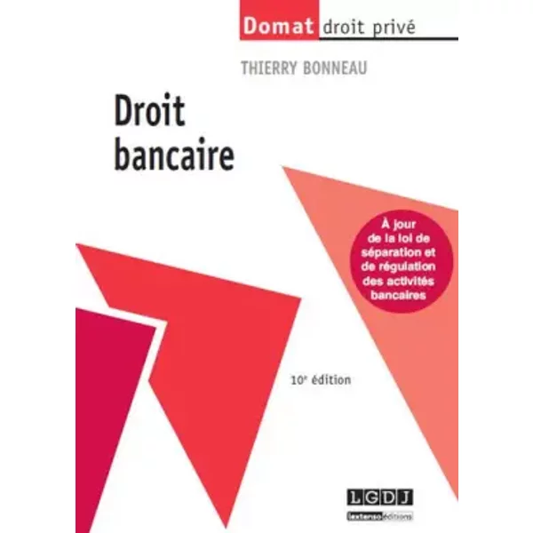 Droit Bancaire, 10èMe éDition - Thierry Bonneau-image