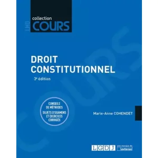 Droit Constitutionnel 3EME Edition - Cohendet M.-A.-image