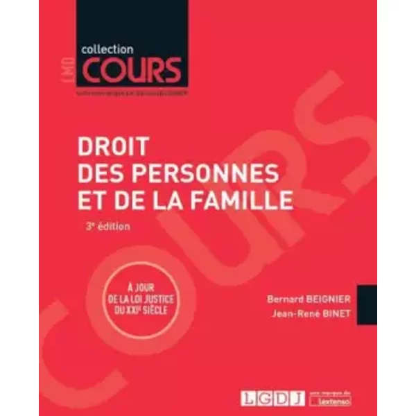 Droit Des Personnes Et De La Famille 3EME Edition - Binet J.-R. Beignier B.-image