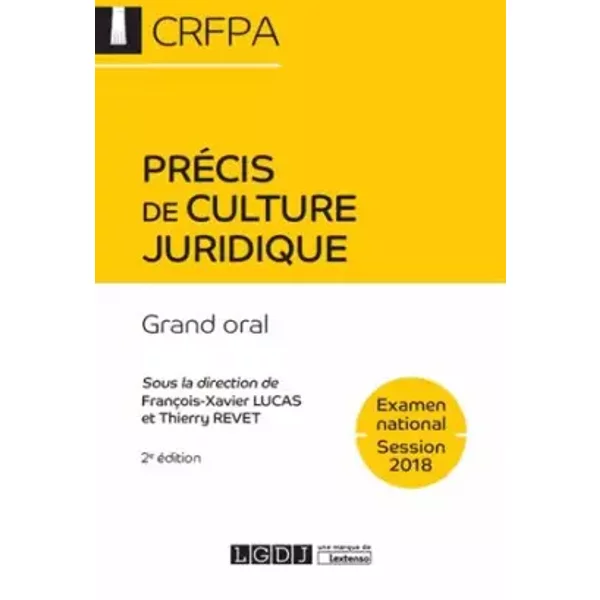 PréCis De Culture Juridique - Collectif, FrançOis-Xavier Lucas, Thierry Revet-image