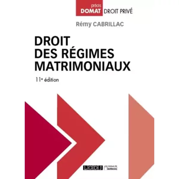 Droit Des RéGimes Matrimoniaux (2019) (11E éD.) - RéMy Cabrillac-image