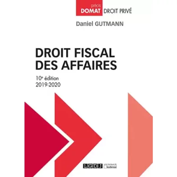 Droit Fiscal Des Affaires (2019) - Daniel Gutmann-image