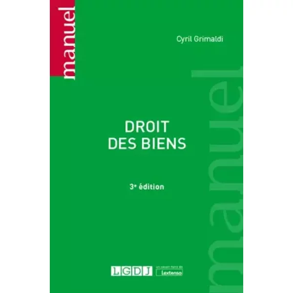 Droit des biens (2021) - Cyril Grimaldi