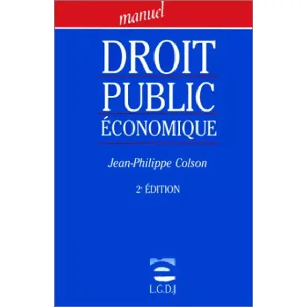 Droit Public éConomique - Jean-Philippe Colson-image