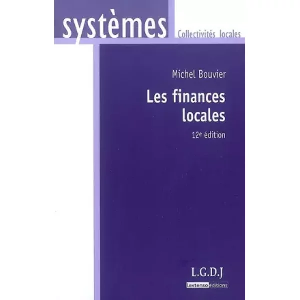 Les Finances Locales - Michel Bouvier-image