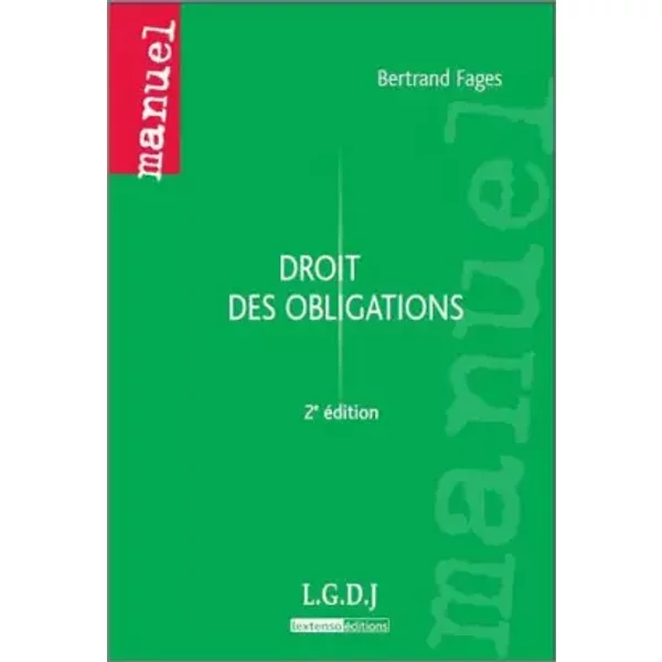 Droit des obligations - Bertrand Fages