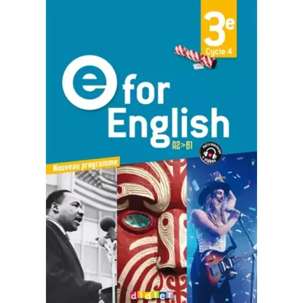 E for English 3e (éd. 2017) - Livre - Anne-Cécile Couturier, Karine Letellier, Mathias Degoute, Camille Dumas, Julien Herbreteau, Anna Guill, Rupert Morgan, Cindy Mathieu, Caroline Schneider, Jason Levine, Mélanie Herment