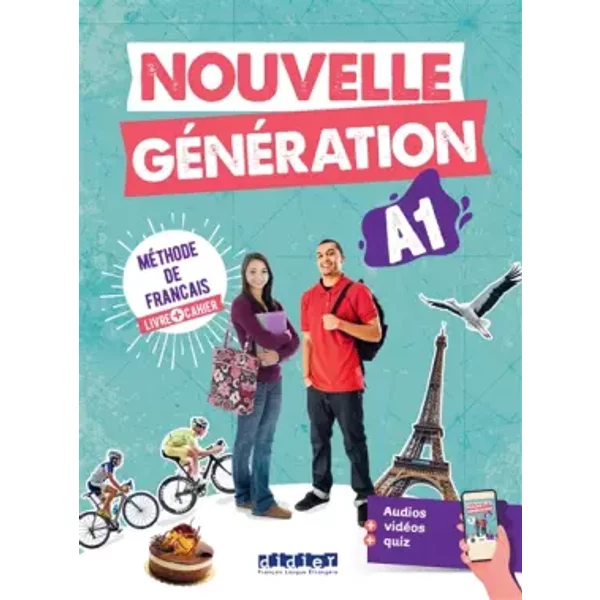 Nouvelle Génération A1 - Livre + Cahier + didierfle.app - Luca Giachino, Carla Baracco, Romain Chrétien, Stéphanie Grindatto
