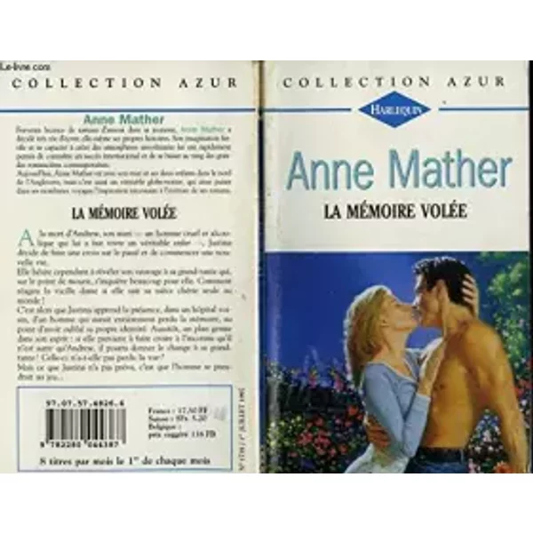 La MéMoire VoléE (Collection Azur) - Anne Mather-image