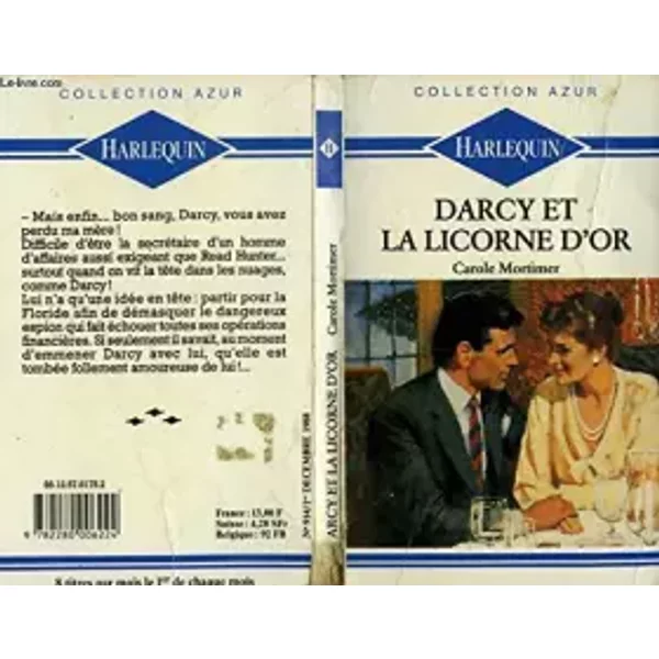 Darcy Et La Licorne D'or (Collection Azur) - Carole Mortimer-image