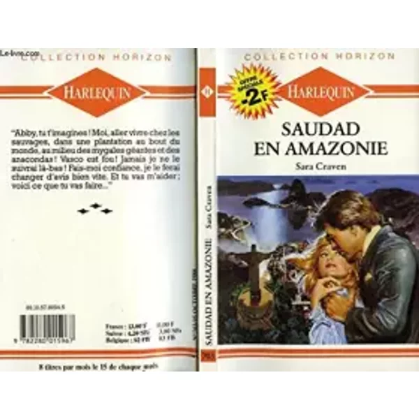 Saudad En Amazonie (Collection Horizon) - Sara Craven-image