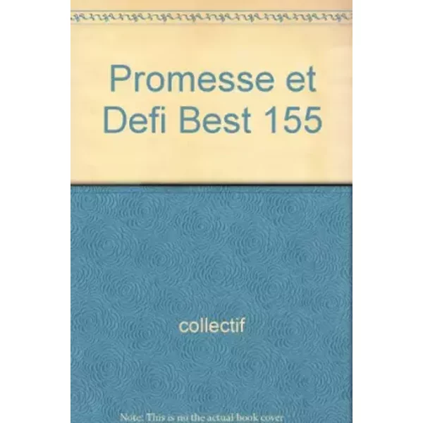 Promesse Et Defi Best 155 - Collectif-image
