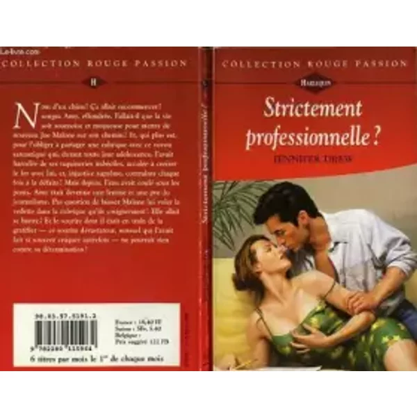 Strictement Professionnelle ? (Collection Rouge Passion) - Jennifer Drew-image