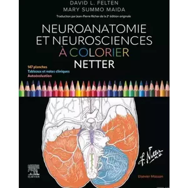 Neuroanatomie et neurosciences à colorier Netter - David Felten