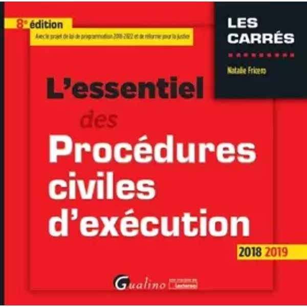 L'essentiel des procédures civiles d'exécution - Natalie Fricero