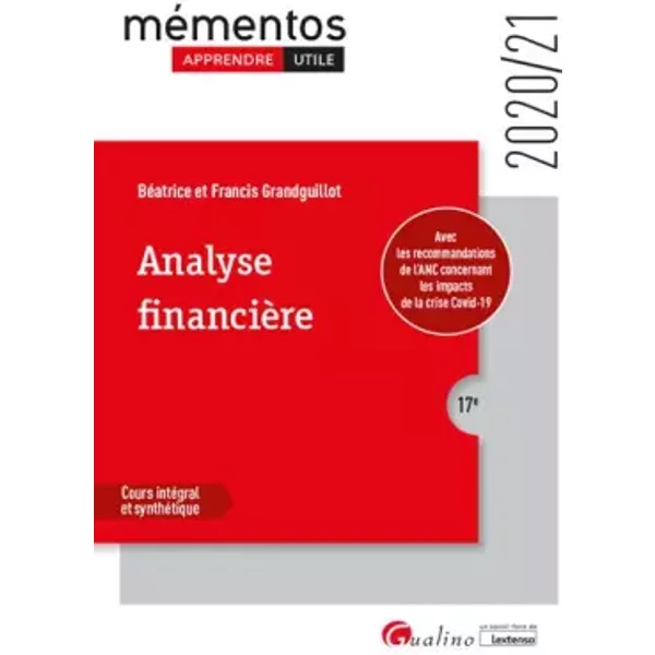 Analyse FinancièRe - BéAtrice Grandguillot, Francis Grandguillot-image
